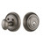 Nostalgic Warehouse - Rope Rosette Single Cylinder Deadbolt in Antique Pewter - ROPROP - 719072 - 2 3/4" Backset