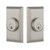 Nostalgic Warehouse - Studio Plate Double Cylinder Deadbolt in Satin Nickel - STUSTU - 713614 - 2 3/8" Backset