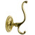 Nostalgic Warehouse - Plain Coat Hook in Polished Brass - CHKPLN - 701050