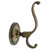 Nostalgic Warehouse - Rope Coat Hook in Antique Brass - CHKROP - 702231