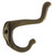 Nostalgic Warehouse - Schoolhouse Coat Hook in Antique Brass - CHKSCH - 702312
