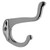 Nostalgic Warehouse - Schoolhouse Coat Hook in Bright Chrome - CHKSCH - 719348