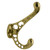Nostalgic Warehouse - Victorian Coat Hook in Unlacquered Brass - CHKVIC - 701739