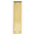 Nostalgic Warehouse - New York Pushplate in Polished Brass - PSHNYK - 701021
