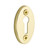 Nostalgic Warehouse - Classic Keyhole Cover in Polished Brass - KHLCLA - 701187