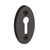 Nostalgic Warehouse - Classic Keyhole Cover in Timeless Bronze - KHLCLA - 703747