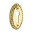 Nostalgic Warehouse - Rope Keyhole Cover in Unlacquered Brass - KHLROP - 704802
