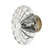 Nostalgic Warehouse - Oval Fluted Crystal 1 3/4" Cabinet Knob in Antique Brass - CKB-OFC - 749993