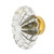 Nostalgic Warehouse - Oval Fluted Crystal 1 3/4" Cabinet Knob in Unlacquered Brass - CKB-OFC - 750000