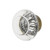 Nostalgic Warehouse - Round Clear Crystal 1 3/8" Cabinet Knob in Antique Brass - CKB-RCC - 750001