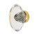 Nostalgic Warehouse - Oval Clear Crystal 1 3/4" Cabinet Knob in Unlacquered Brass - CKB-OCC - 750016