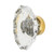 Nostalgic Warehouse - Chateau Crystal 1 3/4" Cabinet Knob in Unlacquered Brass - CKB-CHA - 750024