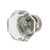 Nostalgic Warehouse - Waldorf Crystal 1 3/8" Cabinet Knob in Polished Nickel - CKB-WAL - 750037