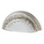 Nostalgic Warehouse - Cup Pull Crystal Clear Fluted 3" on Center in Satin Nickel - CPLCCF - 755412