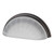 Nostalgic Warehouse - Cup Pull Crystal Frosted Fluted 3" on Center in Timeless Bronze - CPLCFF - 755428