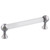Nostalgic Warehouse - Crystal Handle Pull 5" On Center in Bright Chrome - HPLCRY-4 - 755451