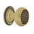 Nostalgic Warehouse - Craftsman Brass 1 3/8" Cabinet Knob with Rope Rose in Antique Brass - CKB-CRAROP - 769454