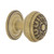 Nostalgic Warehouse - Egg And Dart Brass 1 3/8" Cabinet Knob with Classic Rose in Antique Brass - CKB-EADCLA - 769481