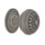 Nostalgic Warehouse - Egg And Dart Brass 1 3/8" Cabinet Knob with Classic Rose in Antique Pewter - CKB-EADCLA - 769480
