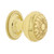 Nostalgic Warehouse - Egg And Dart Brass 1 3/8" Cabinet Knob with Rope Rose in Polished Brass - CKB-EADROP - 769487