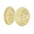 Nostalgic Warehouse - Egg And Dart Brass 1 3/8" Cabinet Knob with Rope Rose in Satin Brass - CKB-EADROP - 769485