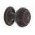 Nostalgic Warehouse - Egg And Dart Brass 1 3/8" Cabinet Knob with Rope Rose in Timeless Bronze - CKB-EADROP - 769492