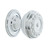 Nostalgic Warehouse - Meadows Brass 1 3/8" Cabinet Knob with Classic Rose in Bright Chrome - CKB-MEACLA - 769520