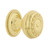 Nostalgic Warehouse - Meadows Brass 1 3/8" Cabinet Knob with Rope Rose in Unlacquered Brass - CKB-MEAROP - 769524