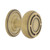 Nostalgic Warehouse - Mission Brass 1 3/8" Cabinet Knob with Classic Rose in Antique Brass - CKB-MISCLA - 769536