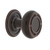 Nostalgic Warehouse - Mission Brass 1 3/8" Cabinet Knob with Classic Rose in Timeless Bronze - CKB-MISCLA - 769538