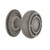Nostalgic Warehouse - Mission Brass 1 3/8" Cabinet Knob with Rope Rose in Antique Pewter - CKB-MISROP - 769542