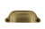 Nostalgic Warehouse - Cup Pull Farm Medium in Antique Brass - CPLFRM-M - 761743