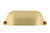 Nostalgic Warehouse - Cup Pull Farm Large in Satin Brass - CPLFRM-L - 761754