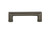 Nostalgic Warehouse - Carre' Handle Pull 3" On Center in Antique Pewter - HPLCAR-3 - 761762