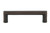 Nostalgic Warehouse - Carre' Handle Pull 4" On Center in Timeless Bronze - HPLCAR-4 - 761770