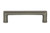 Nostalgic Warehouse - Carre' Handle Pull 4" On Center in Antique Pewter - HPLCAR-4 - 761772
