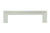 Nostalgic Warehouse - Carre' Handle Pull 4" On Center in Polished Nickel - HPLCAR-4 - 761774