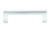 Nostalgic Warehouse - Carre' Handle Pull 4" On Center in Bright Chrome - HPLCAR-4 - 761777