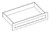 KCD Brooklyn Midnight Oven Cabinet Drawer - BM-OCD337