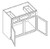 KCD Brooklyn Midnight Vanity Sink Base - BM-VSB42