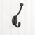 Double Zinc Wall Mount Decorative Coat and Hat Hook - YD60-550DBAC