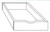 KCD Shaker White w/ Recessed Drawer 5PC Natural Soft Close Roll Out Tray for 27" Cabinet - SW-ROT27-SC-5PC