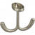 Double Zinc Ceiling Mount Coat and Hat Hook - YD20-156SN