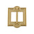 Nostalgic Warehouse - Meadows Switch Plate with Double Rocker in Polished Brass - MEASWPLTR2 - 719930