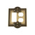 Nostalgic Warehouse - Meadows Switch Plate with Rocker and Outlet in Antique Brass - MEASWPLTRD - 719720