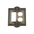 Nostalgic Warehouse - Meadows Switch Plate with Rocker and Outlet in Antique Pewter - MEASWPLTRD - 719792