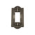 Nostalgic Warehouse - Meadows Switch Plate with Single Rocker in Antique Pewter - MEASWPLTR1 - 719785