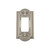 Nostalgic Warehouse - Meadows Switch Plate with Single Rocker in Satin Nickel - MEASWPLTR1 - 720001
