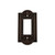 Nostalgic Warehouse - Meadows Switch Plate with Single Rocker in Timeless Bronze - MEASWPLTR1 - 719641