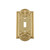 Nostalgic Warehouse - Meadows Switch Plate with Single Toggle in Polished Brass - MEASWPLTT1 - 719926
